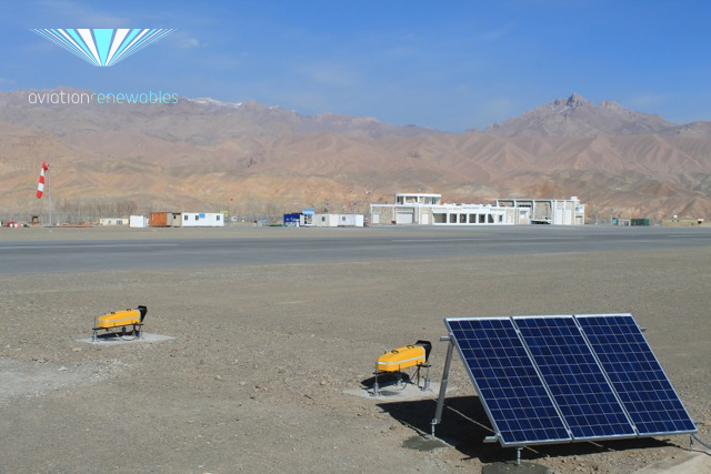 Solar Series LED PAPI installed and operating