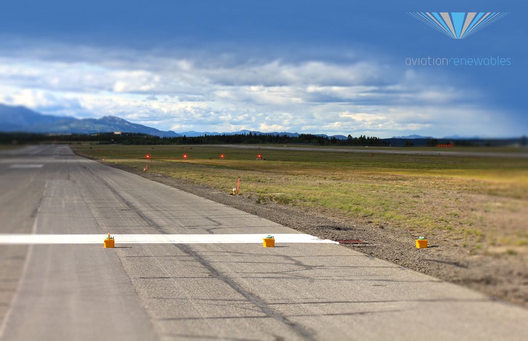 Portable LED runway lighting solution